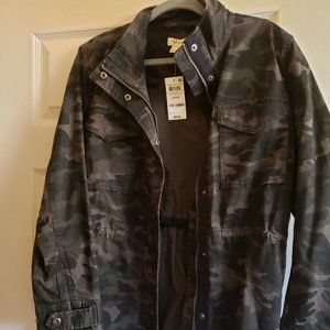STYLE & CO Women's Twill Camo Utility Jacket